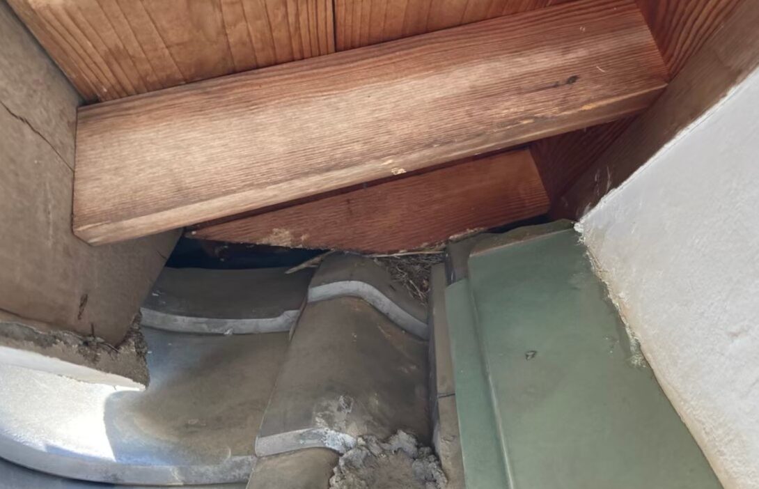 イタチによる被害　H様邸　駆除実績