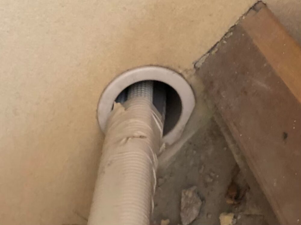 ネズミによる被害　K様邸　駆除実績