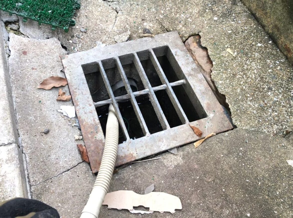 イタチによる被害　O様邸　駆除実績