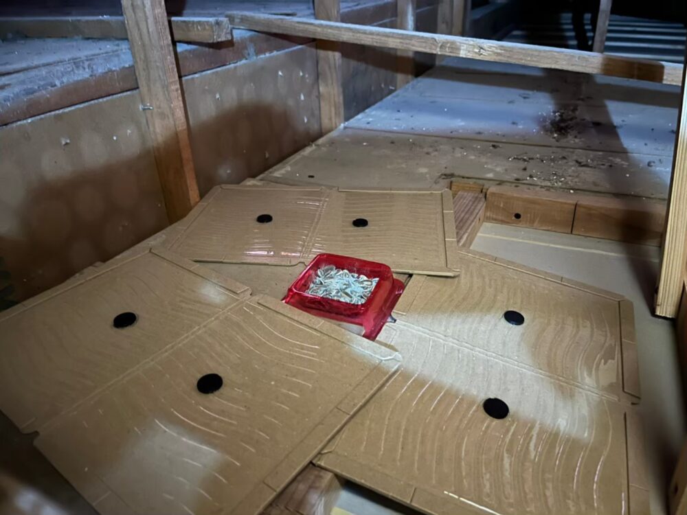 ネズミによる被害　G様邸　駆除実績